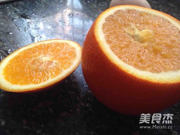 奶橙鸡蛋羹的做法