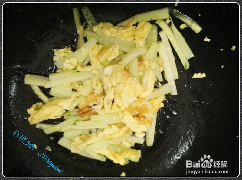 #美食#青瓜炒蛋