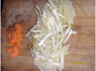 家常菜——韭黄炒猪腰子