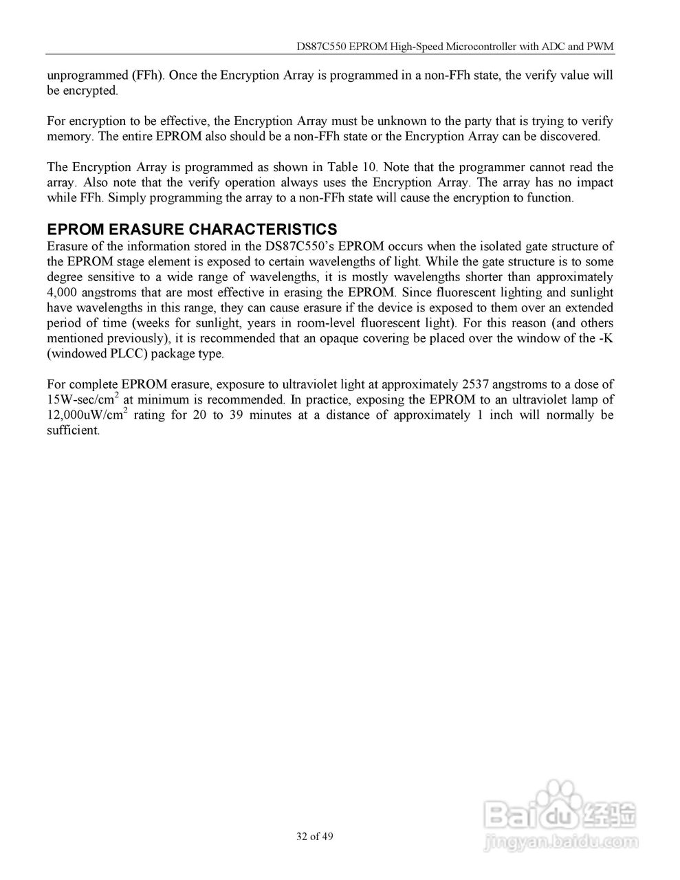 MAXIM DS87C550微控制器说明书:[4]