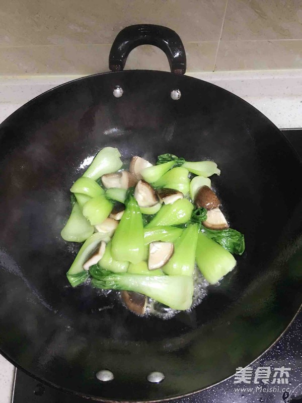 香菇青菜的做法