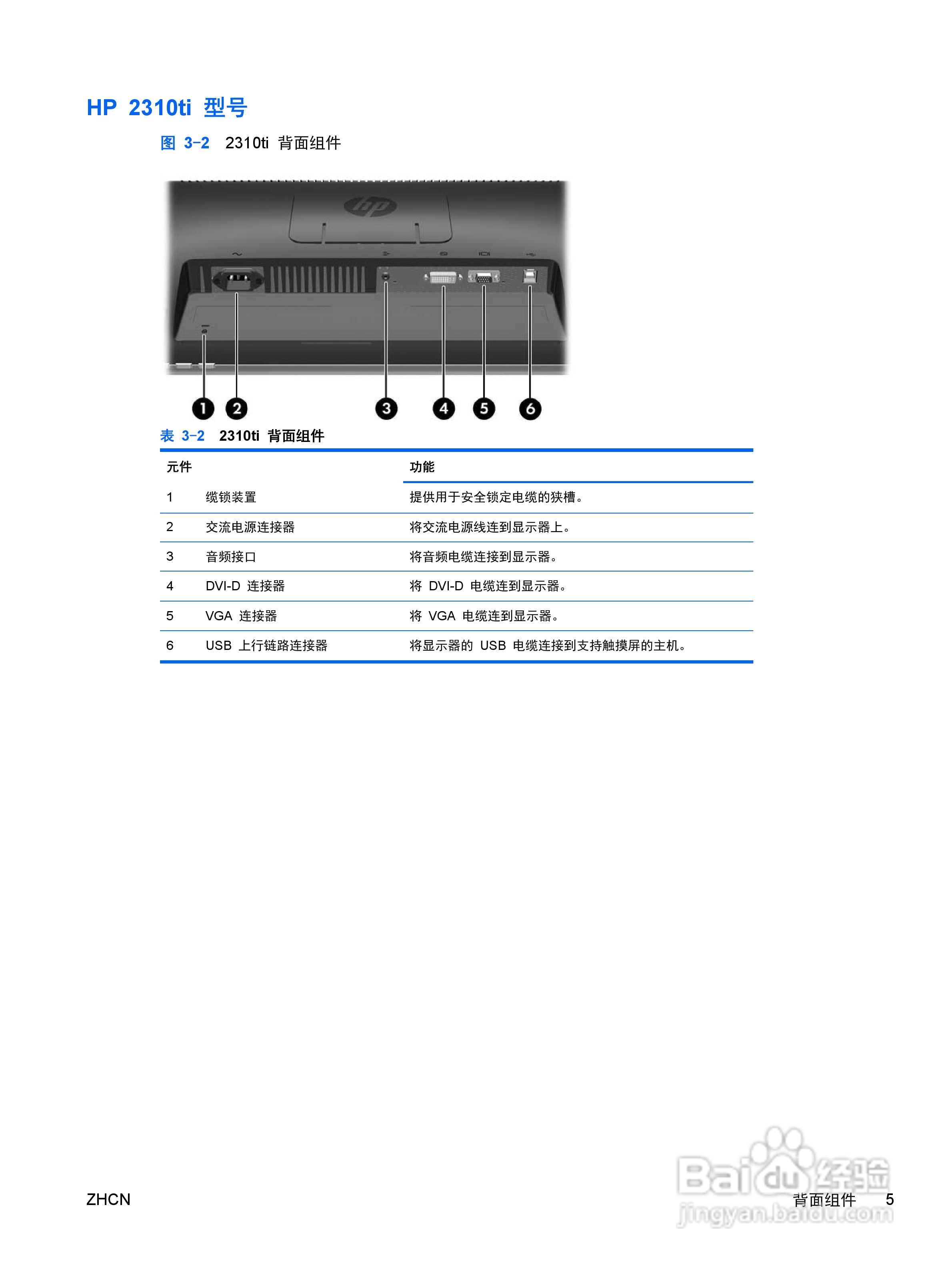 惠普2310TI液晶示器使用说明书:[2]