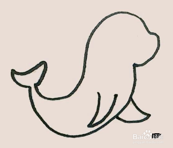 简笔画之海豹