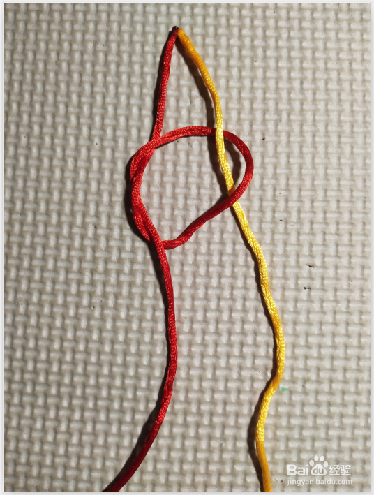 中国结基础入门——竖向双联结