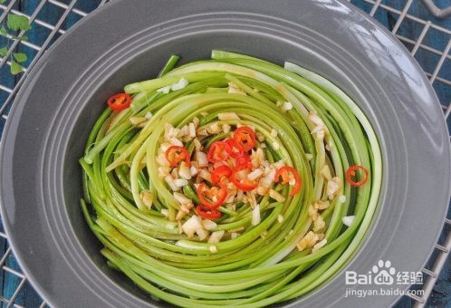 家常版凉拌蒜心是如何做的?教程图解