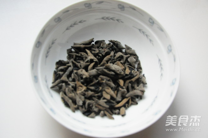 芥末拌珍耳的做法