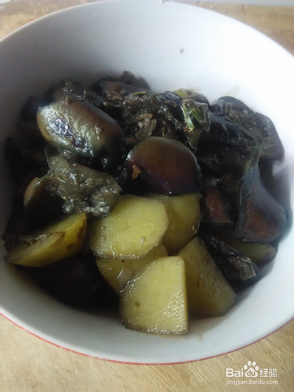 葱姜爆土豆炖茄子