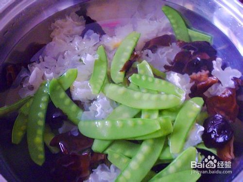 【夏季小凉菜】银耳新吃法---双耳拌荷兰豆