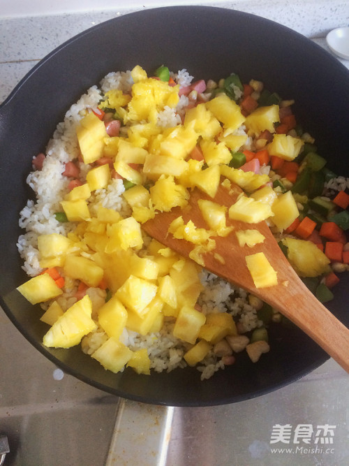 菠萝饭的家常做法