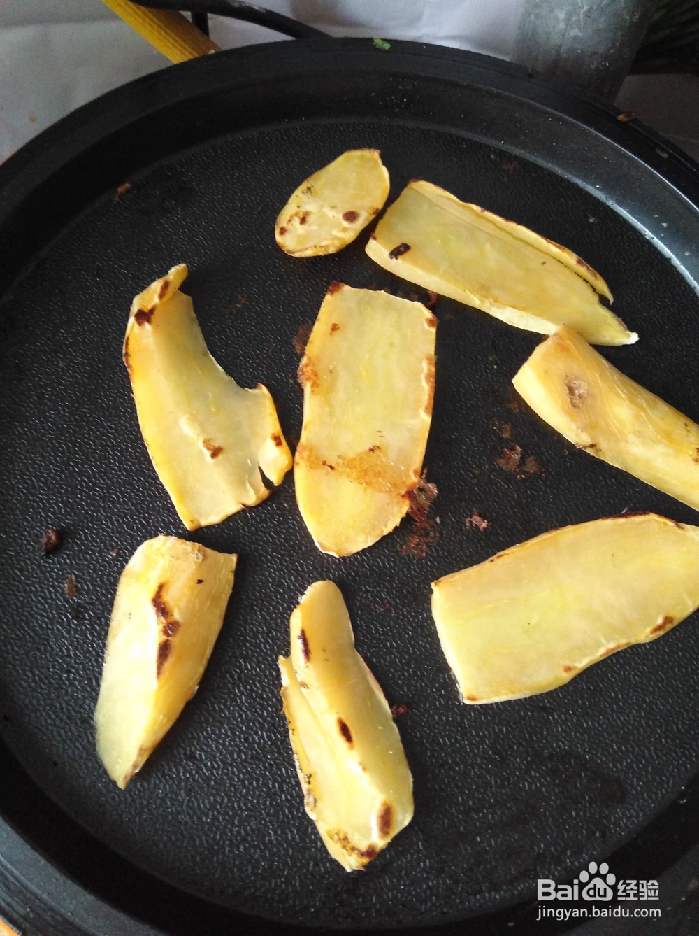 电饼铛烤红薯片-----家庭简单版