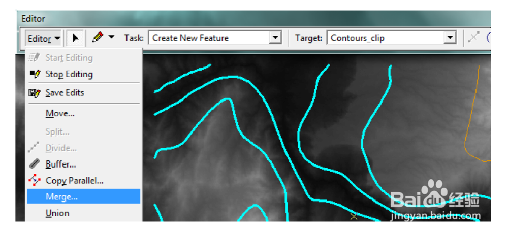 如何进行 ArcGIS 中的 merge 操作？