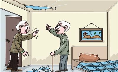 住套房楼上漏水怎么办