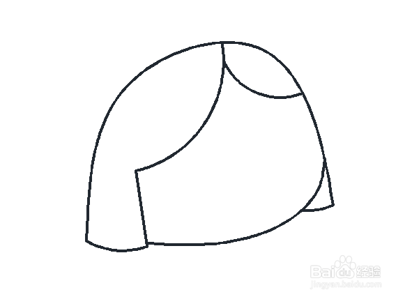 心中的老师简笔画