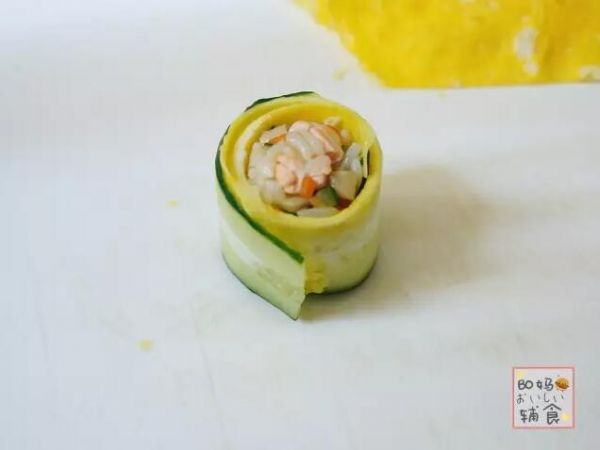 青瓜三文鱼饭卷