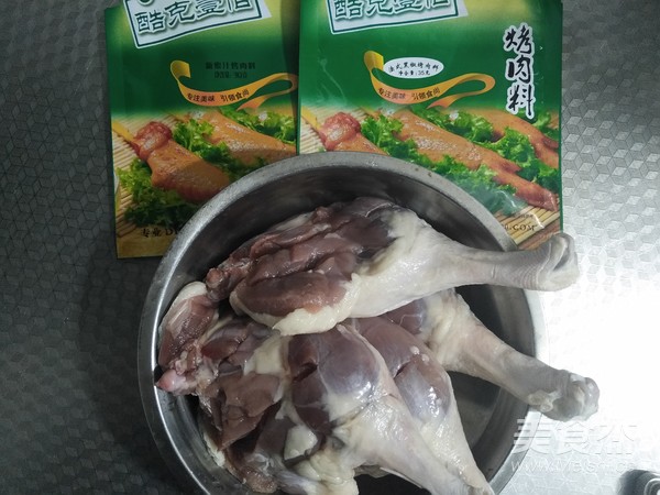 蜜汁黑椒烤鸭腿