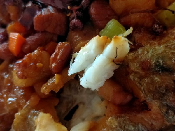 五花肉烧黄花鱼