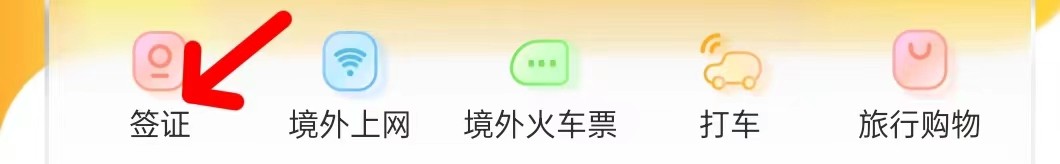 飞猪旅行在哪里查看签证