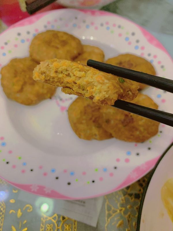 京葱胡萝卜鱼饼