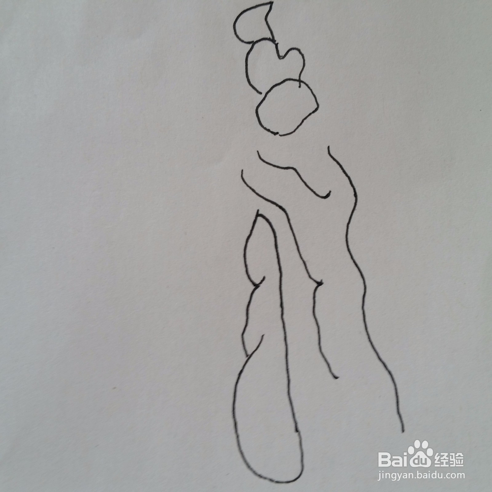 幼儿手工简笔画热闹的水底世界