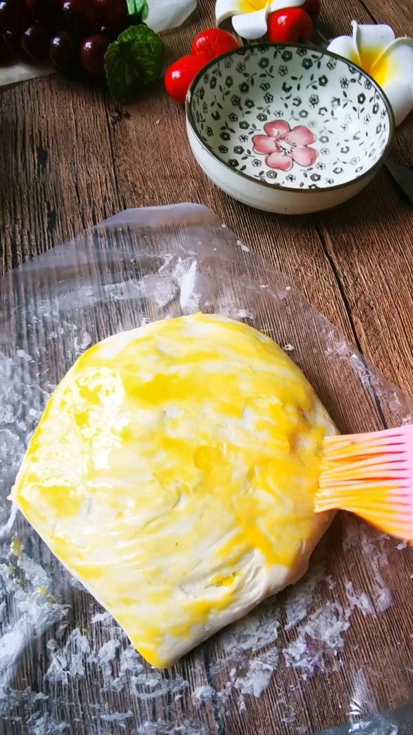 爆浆紫薯芝士饼