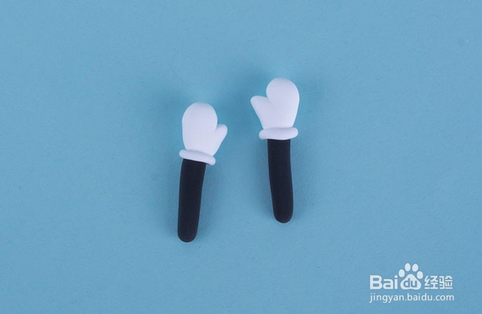 米老鼠饭团粘土制作教程