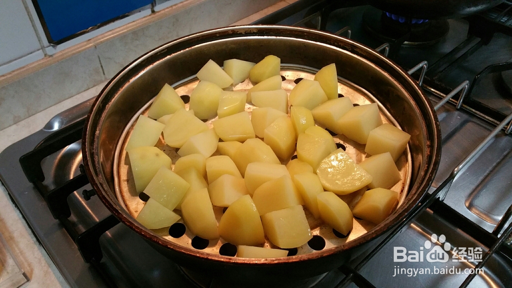 蒜香马铃薯美食做法