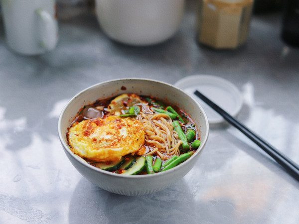 无油捞汁冷荞麦面