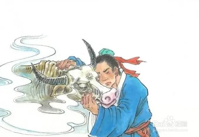 五年级课文的牛郎织女故事连环画以及配文字