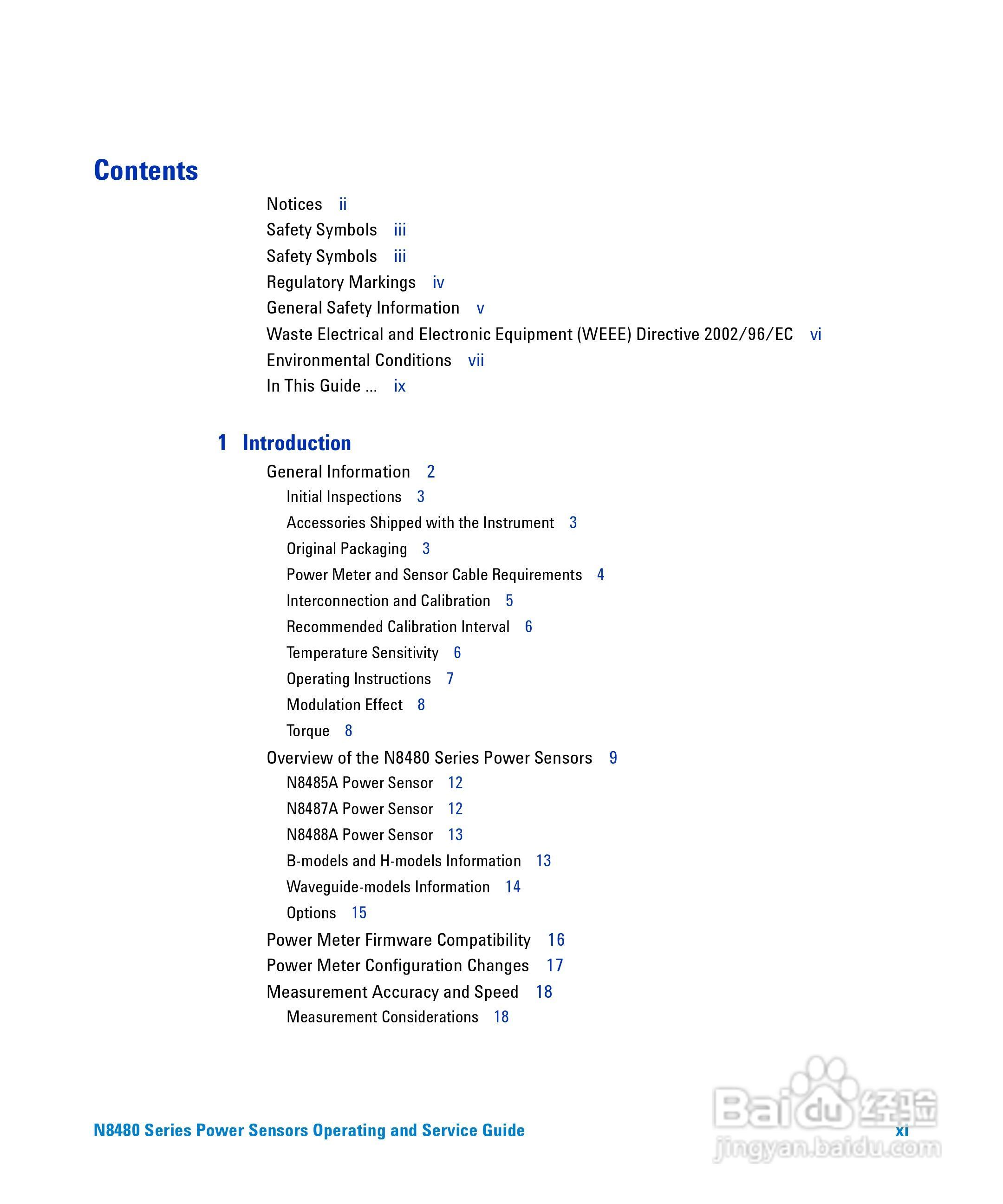 N8482A功率感测器使用手册:[2]