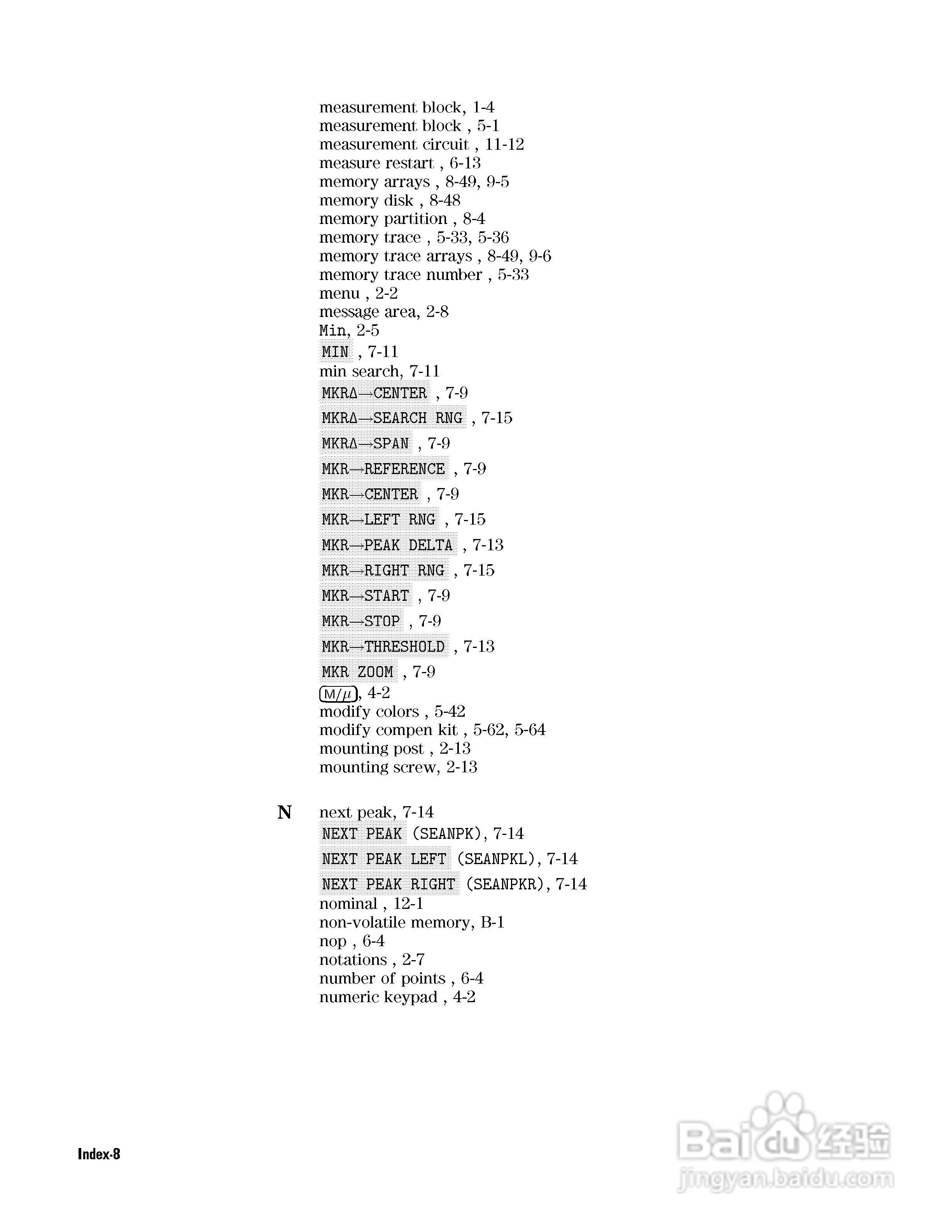 HP4291B分析仪说明书:[38]