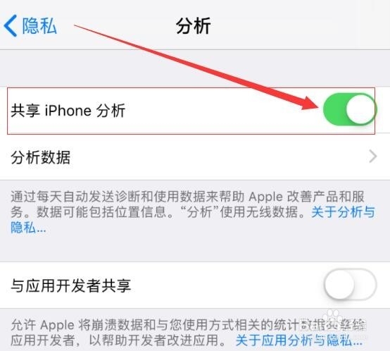 苹果手机(iPhone)如何关闭共享iPhone分析