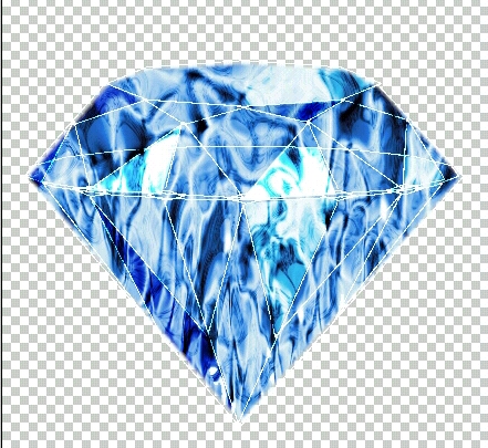 Photoshop教程:运用滤镜画钻石