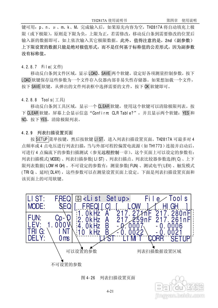 TH2817A型LCR数字电桥使用说明书:[4]