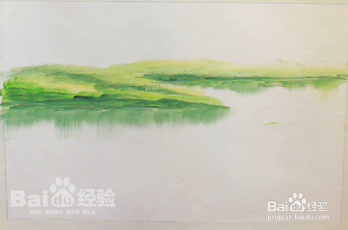 刀画教程——春天草坪的绘画方法