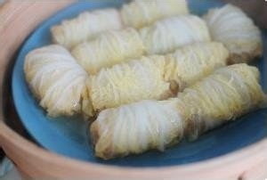 妈妈牌娃娃菜鸡肉卷