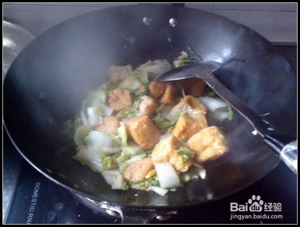 小清新的素菜——豆泡白菜做法