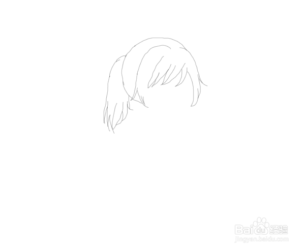 戴眼镜的女学生头像怎么画