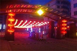 #过年#如何布置小区环境