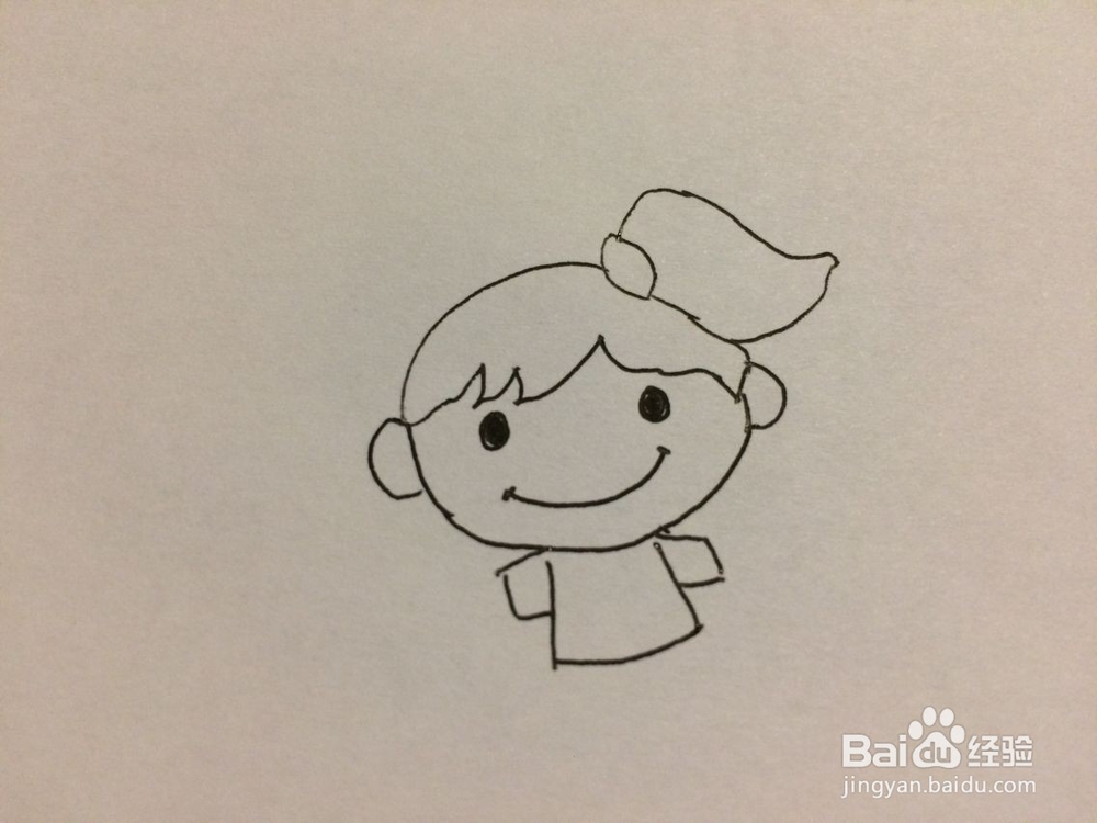 欢度国庆简笔画