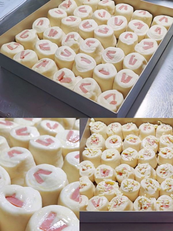 火腿芝士小排包