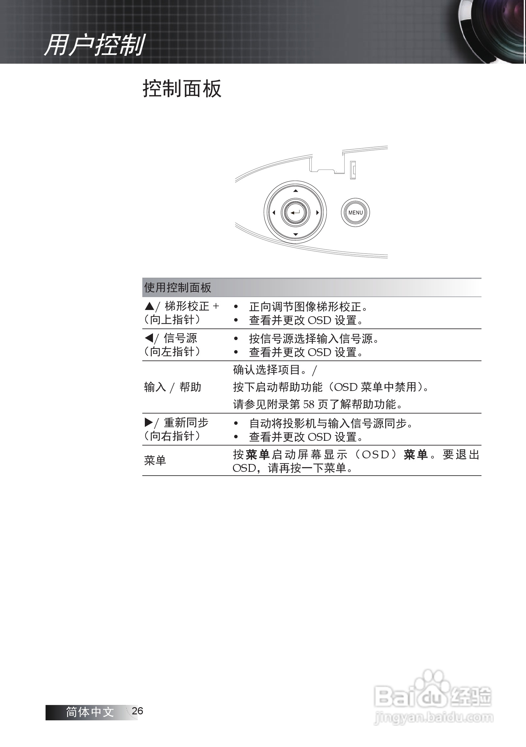 奥图码EW775投影机使用说明书:[3]