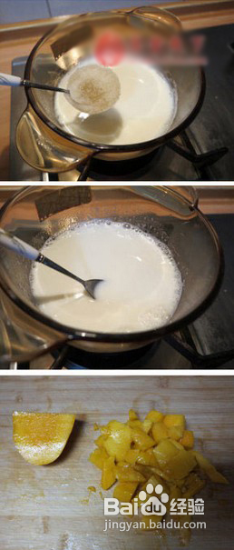 小朋友们都爱吃的-芒果布丁