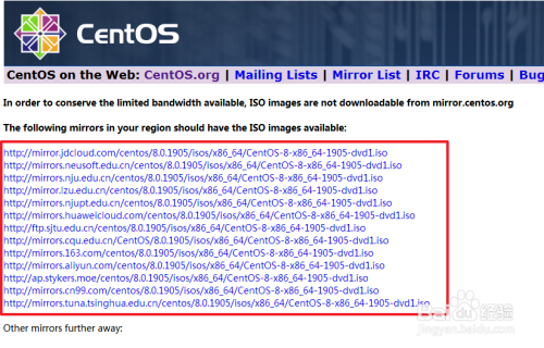 从CentOS官网下载系统镜像详细教程