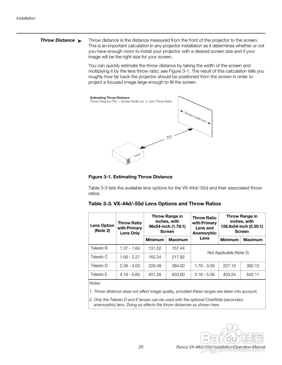 Runco VX-55d投影机使用说明书:[4]