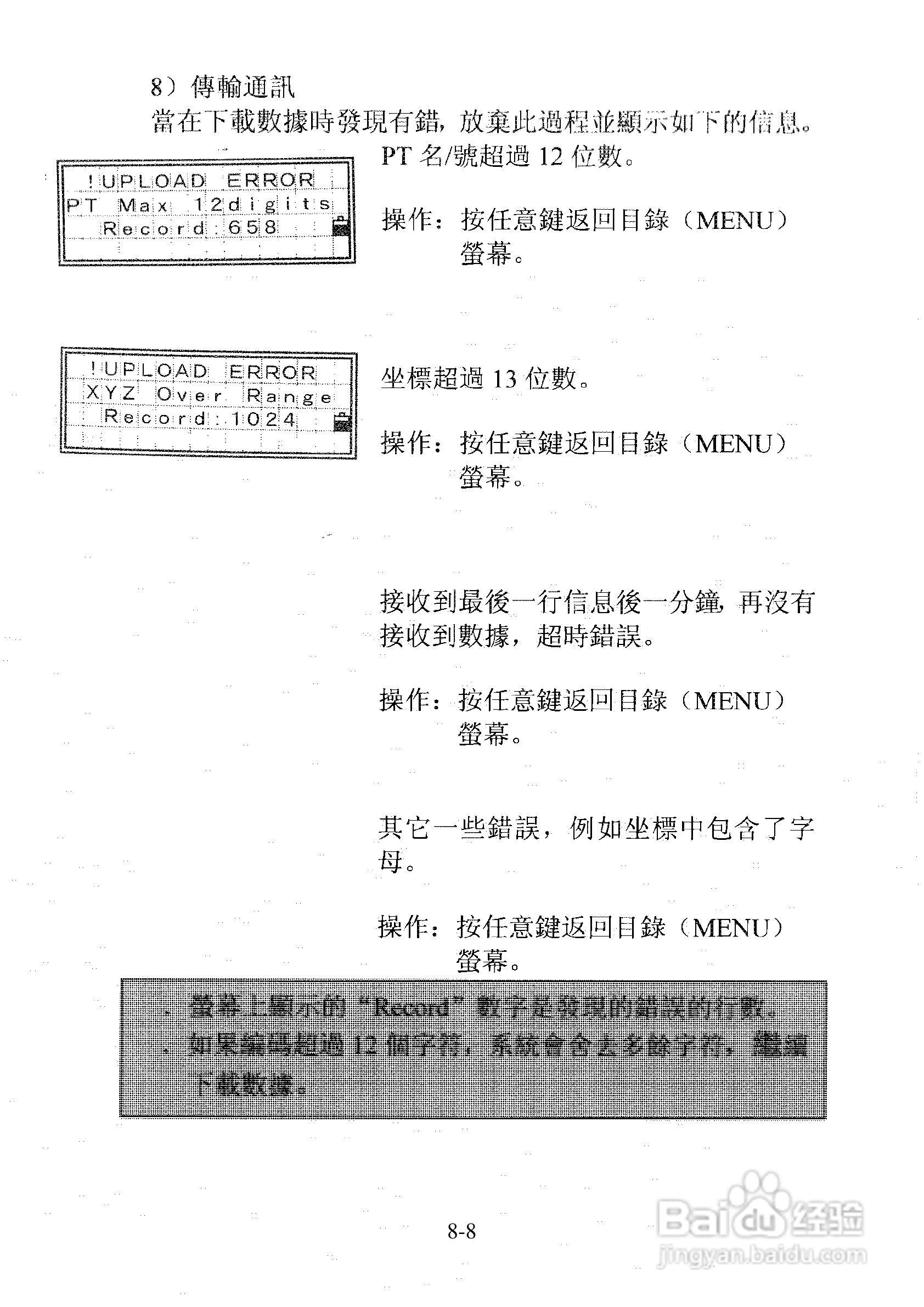 尼康DTM-501、521、531、551 系列全站仪使用手册:[19]