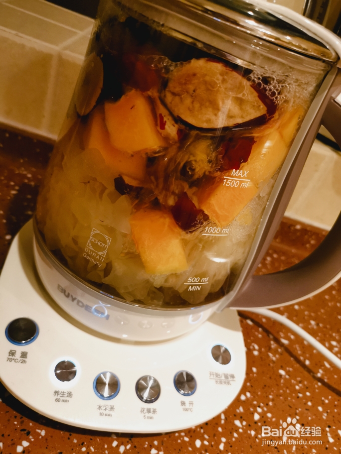 家常做法的银耳甜水