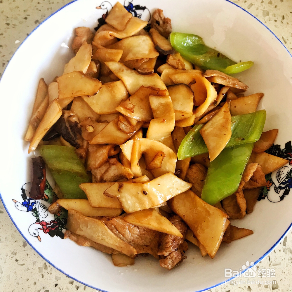 适合新手做的家常杏鲍菇炒肉