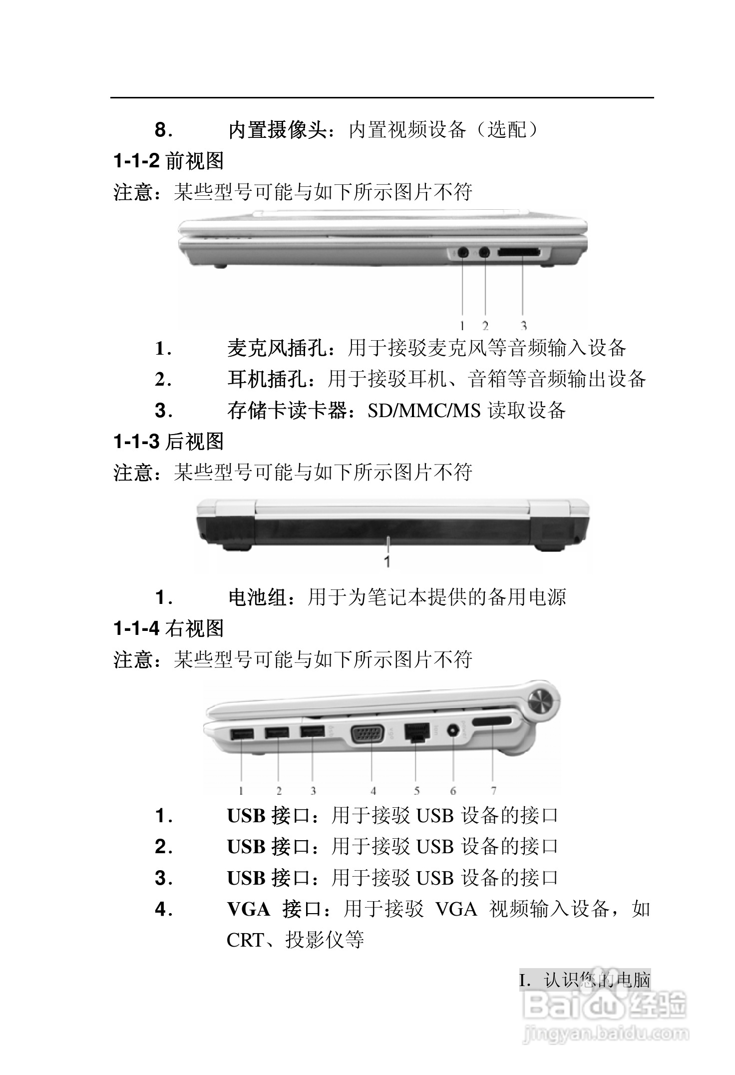 TDE台德 UA-1000笔记本电脑说明书:[1]