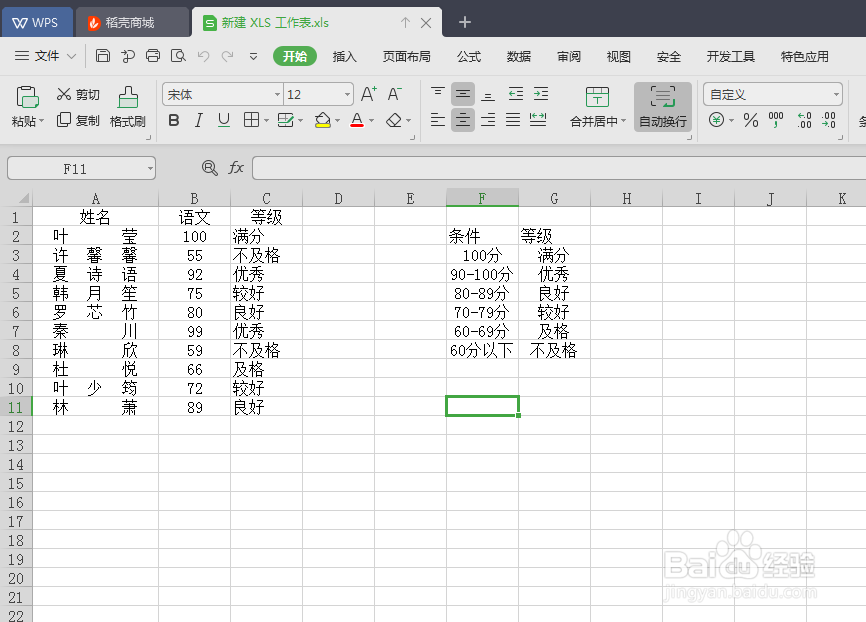 WPS2019表格技巧3