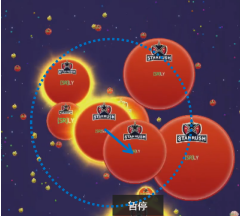 球球大作战如何才能学会踩球?